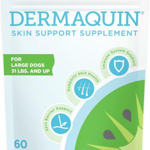 Nutramax Dermaquin Skin Support Supplement (Large Dogs - 60 Count)