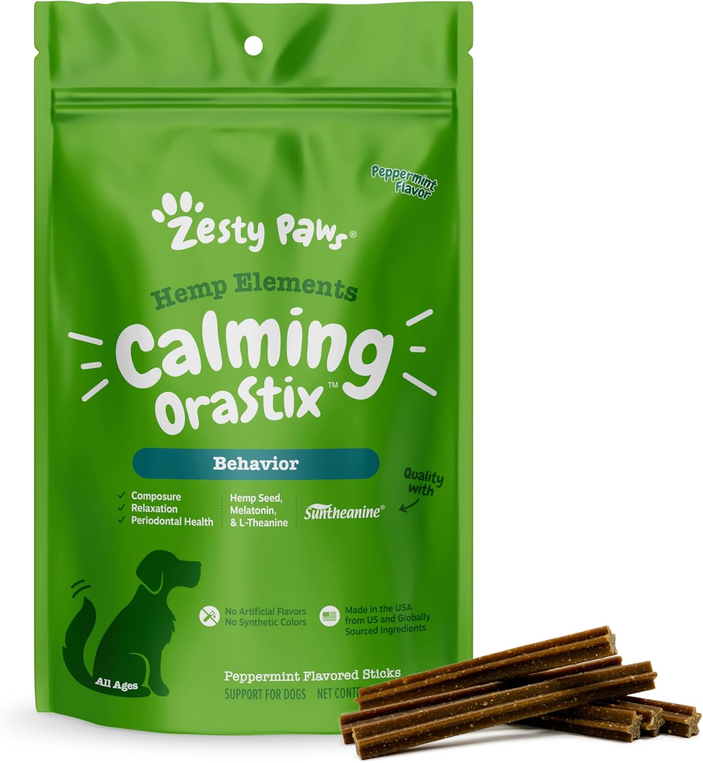 Zesty Paws OraStix Calming Dental Sticks (12oz)