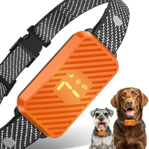 Smart Bark Collar with 7 Sensitivity Levels (Orange)