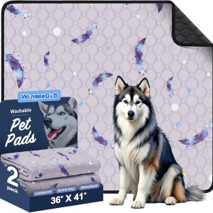 Washable Pee Pads for Dogs (2 Pack - 36x41 inch)