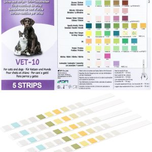 One Step Pet Urine Testing Strips (10 Parameter - 5 Pack)